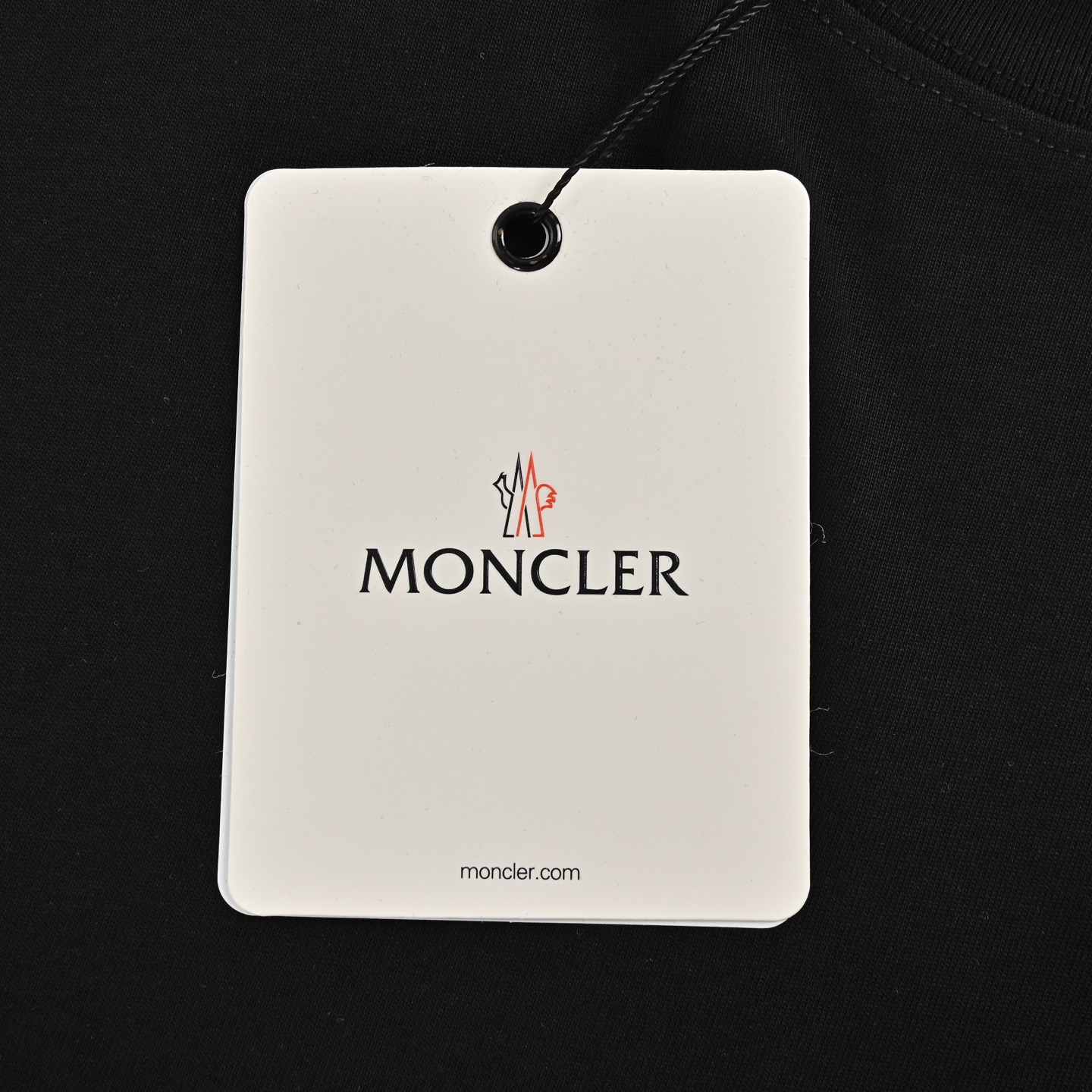 Moncler 25ss flocked logo laser printed short-sleeved shirt