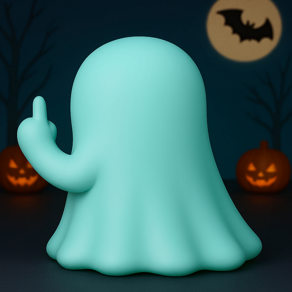 🔥Halloween Cute Middle Finger Ghost Sculptures🔥