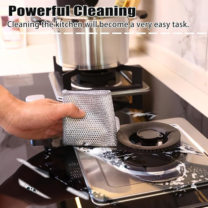 🔥2024 New upgraded version of steel wire dish cloth