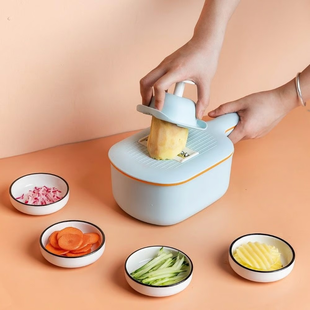 🔥Multifunctional Cutting Tool🔥4-in-1 Vegetable Cutter and Grater