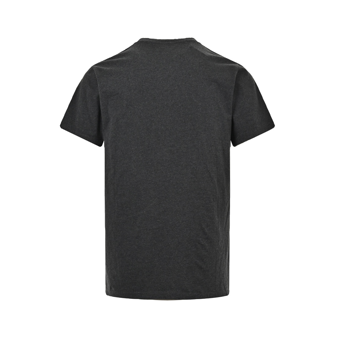 Loewe 24ss two-tone embroidered logo dark grey short-sleeve