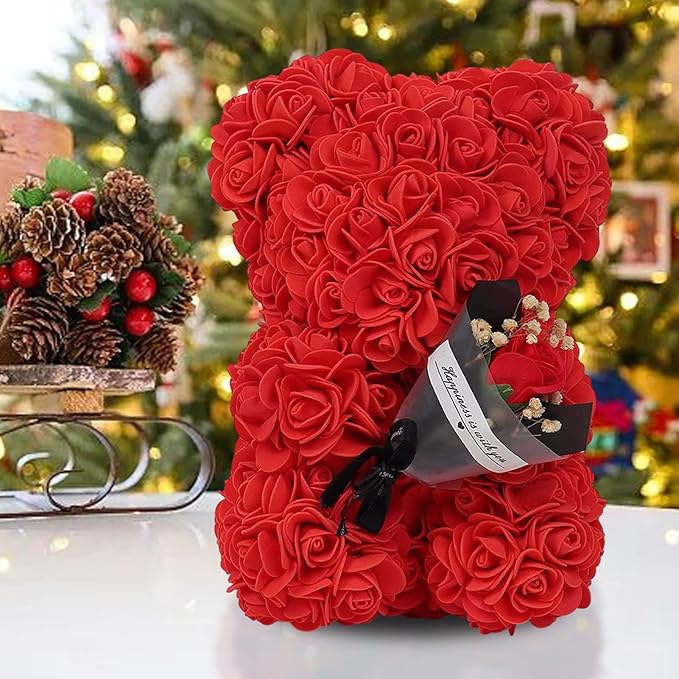 Valentine's Day Rose Bear Gift🐻🌹(For Your Favorite Woman)
