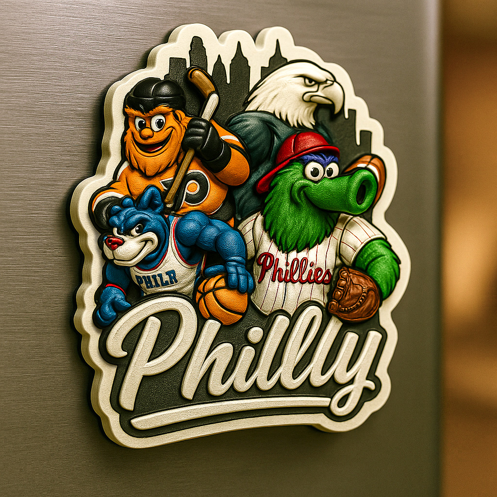 Philly Sports Mascots magnet