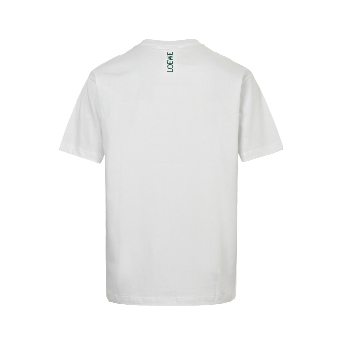 Loewe 25ss short sleeve with contrasting logo embroidery on pockets