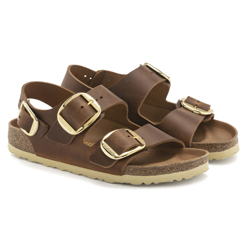 Milano Big Buckle Oiled Leather B-80814