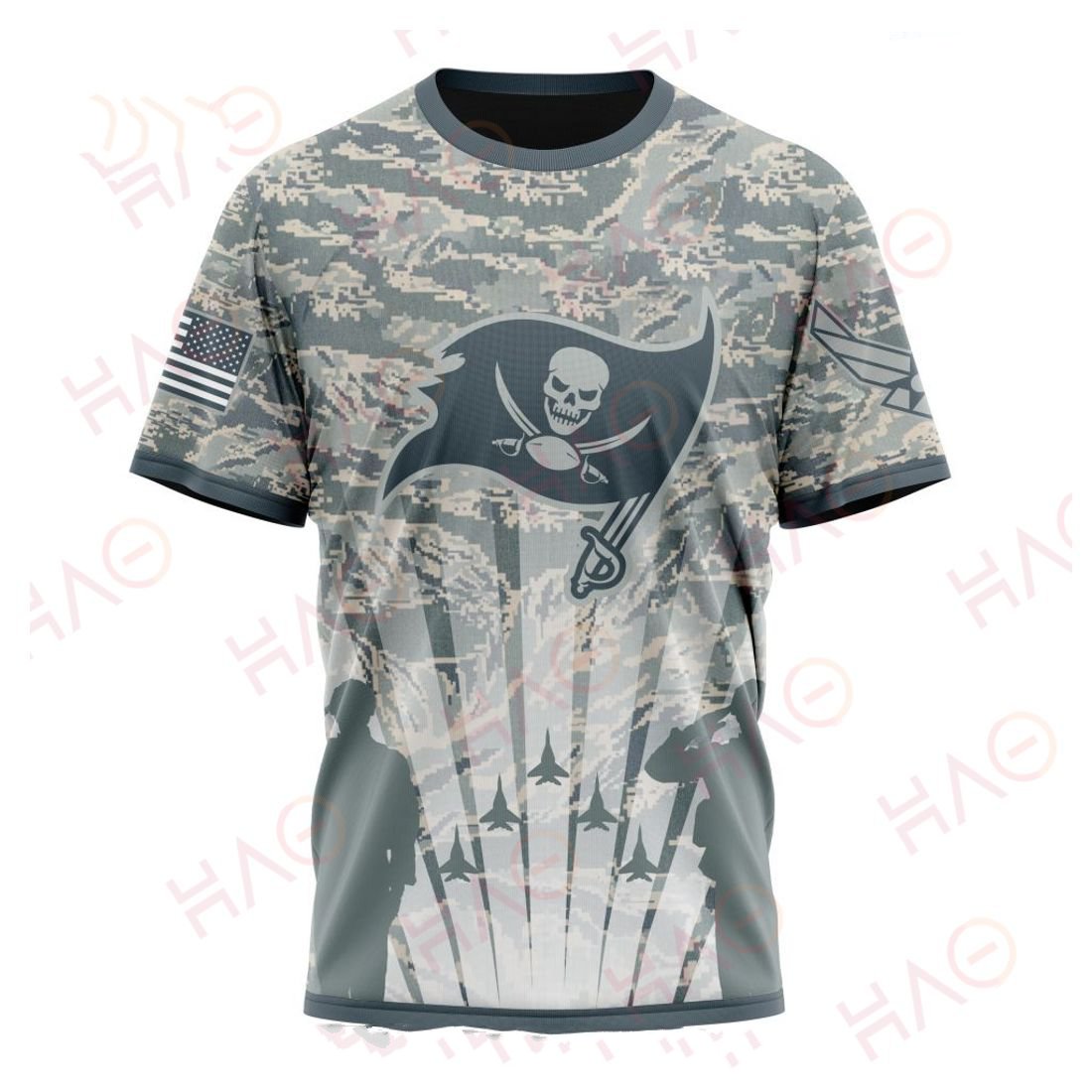 TAMPA BAY BUCCANEERS 3D HOODIE US AIR FORCE
