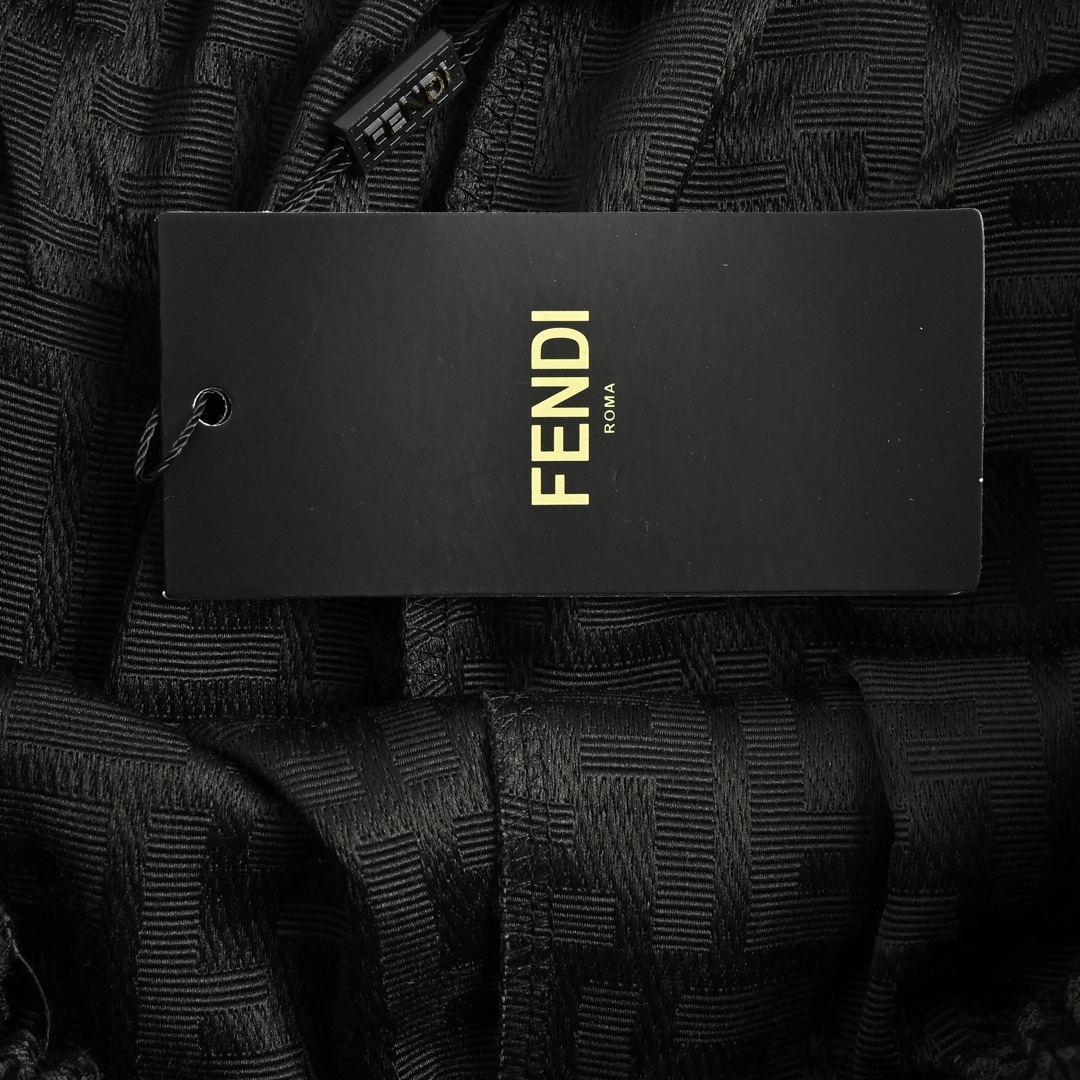 Fendi 24Fw FF all-over jacquard suit trousers