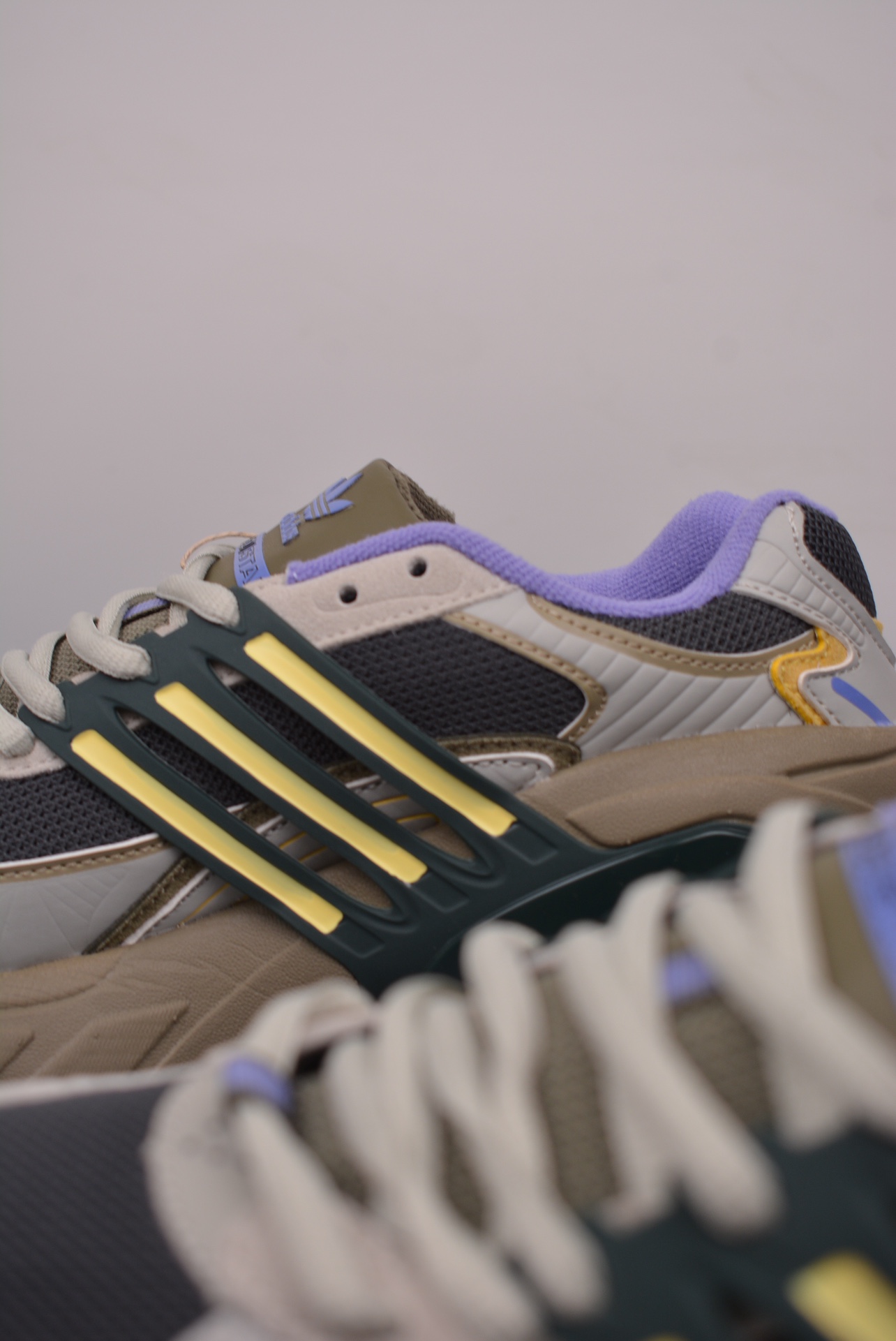 Adidas Adistar XLG gray, black, olive green, purple and yellow IH5929
