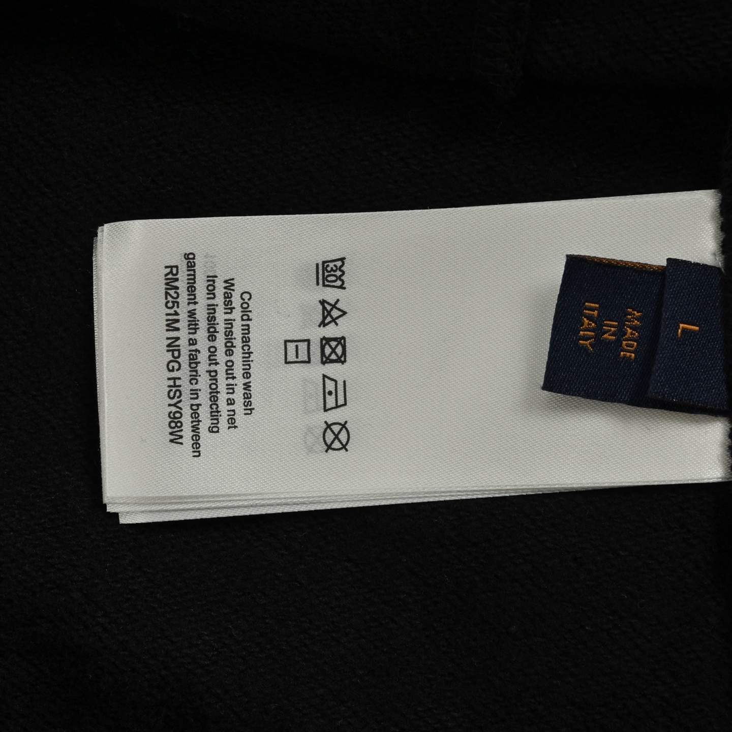 Louis Vuitton 25Fw Back Label Solid Hoodie