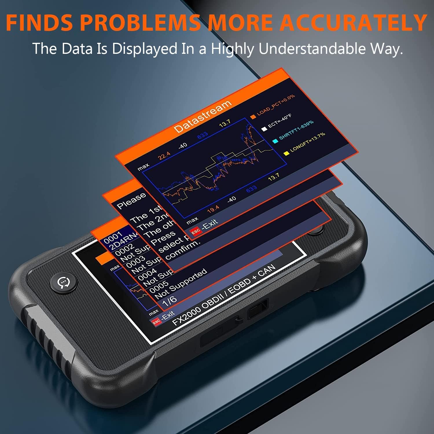ANCEL Scanner Diagnostic Tool ABS SRS Transmission Airbag Car Scanner