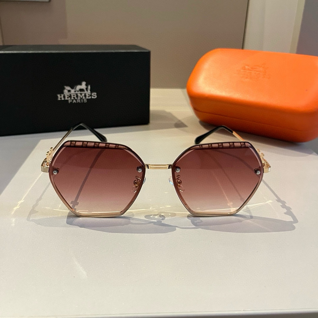 Hermes Square Frame Sunglasses