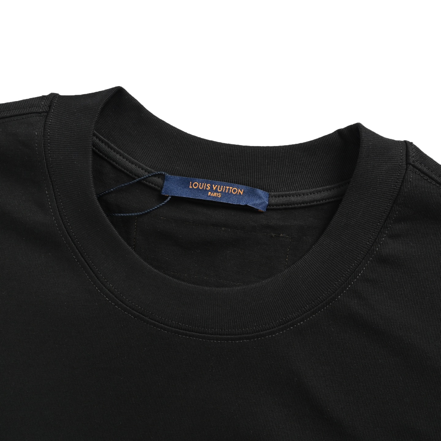 Louis Vuitton 25ss contrast stitching logo embossed print short sleeve