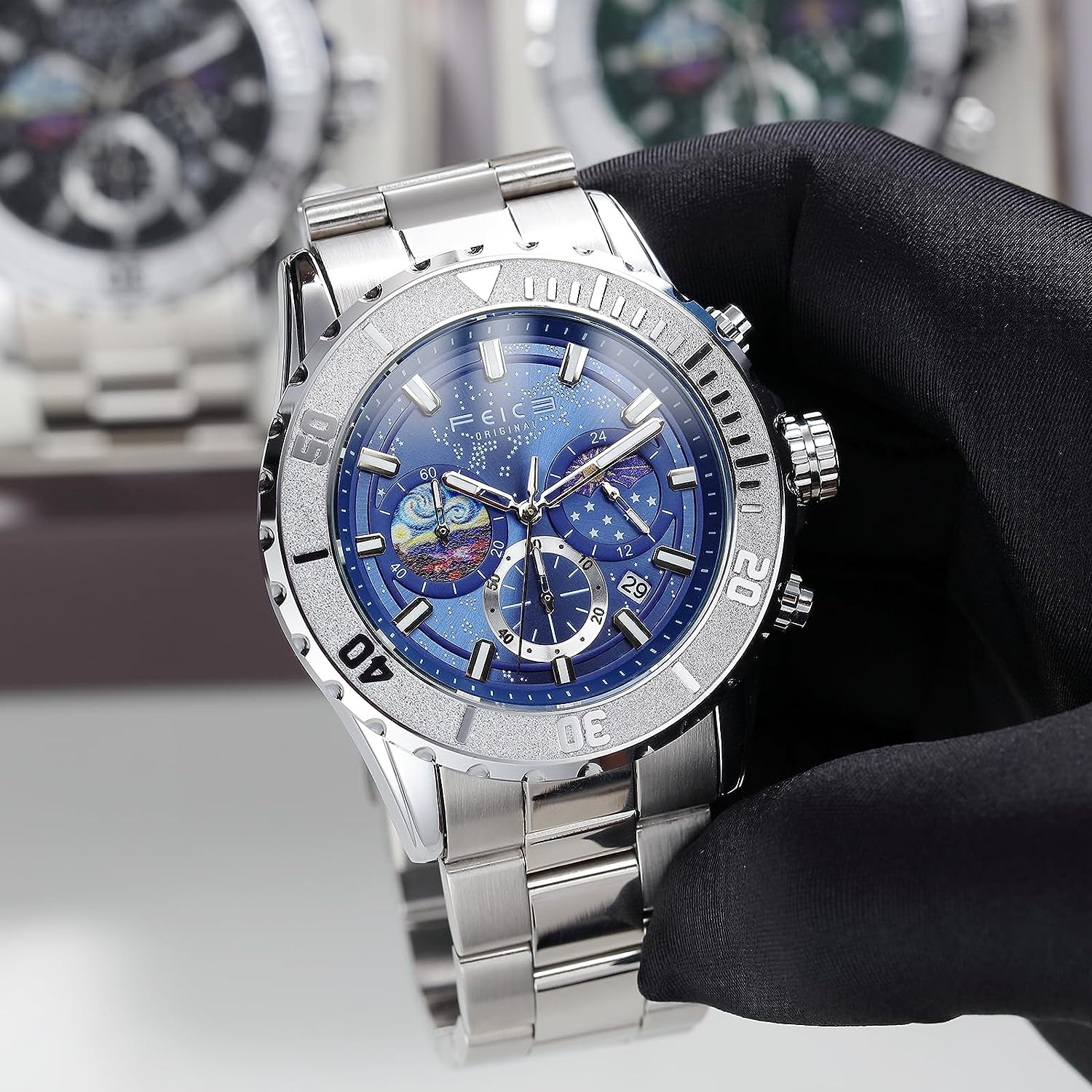 FK131 FEICE Watch Stunning Starry Sky Design