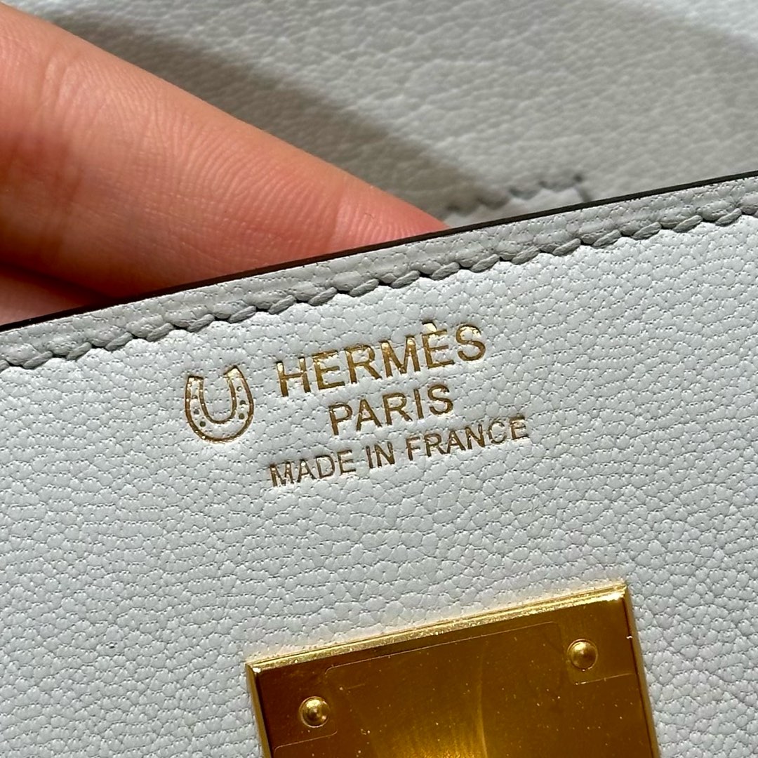 Hermes Birkin T0Blue Brumei2Nata Handbag (Handmade to Order)