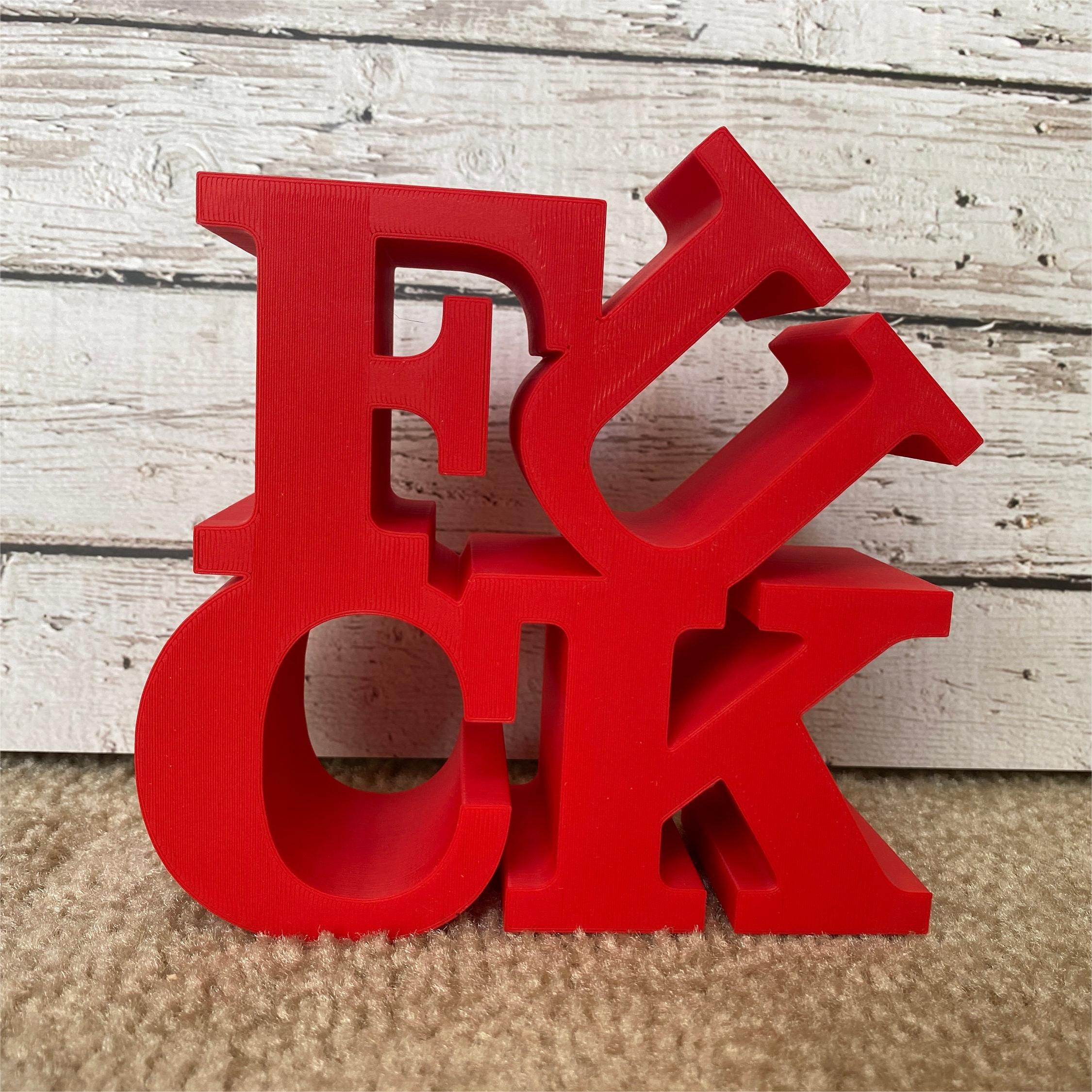 Fuck Ornamental Art Piece | Positive expressions about Fuck