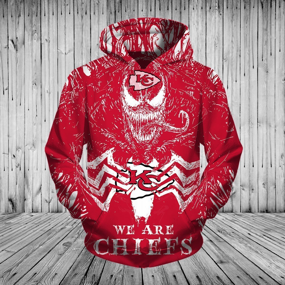 CHIEFS HOODIE HORROR MOVIE 3D