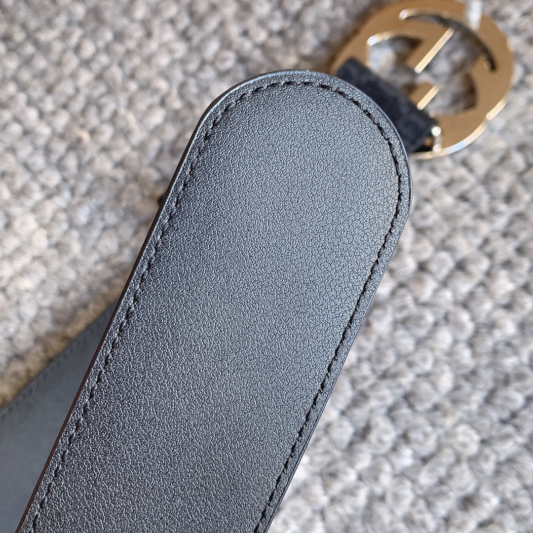 Gucci Marmont printed leather belt 4.0cm wide