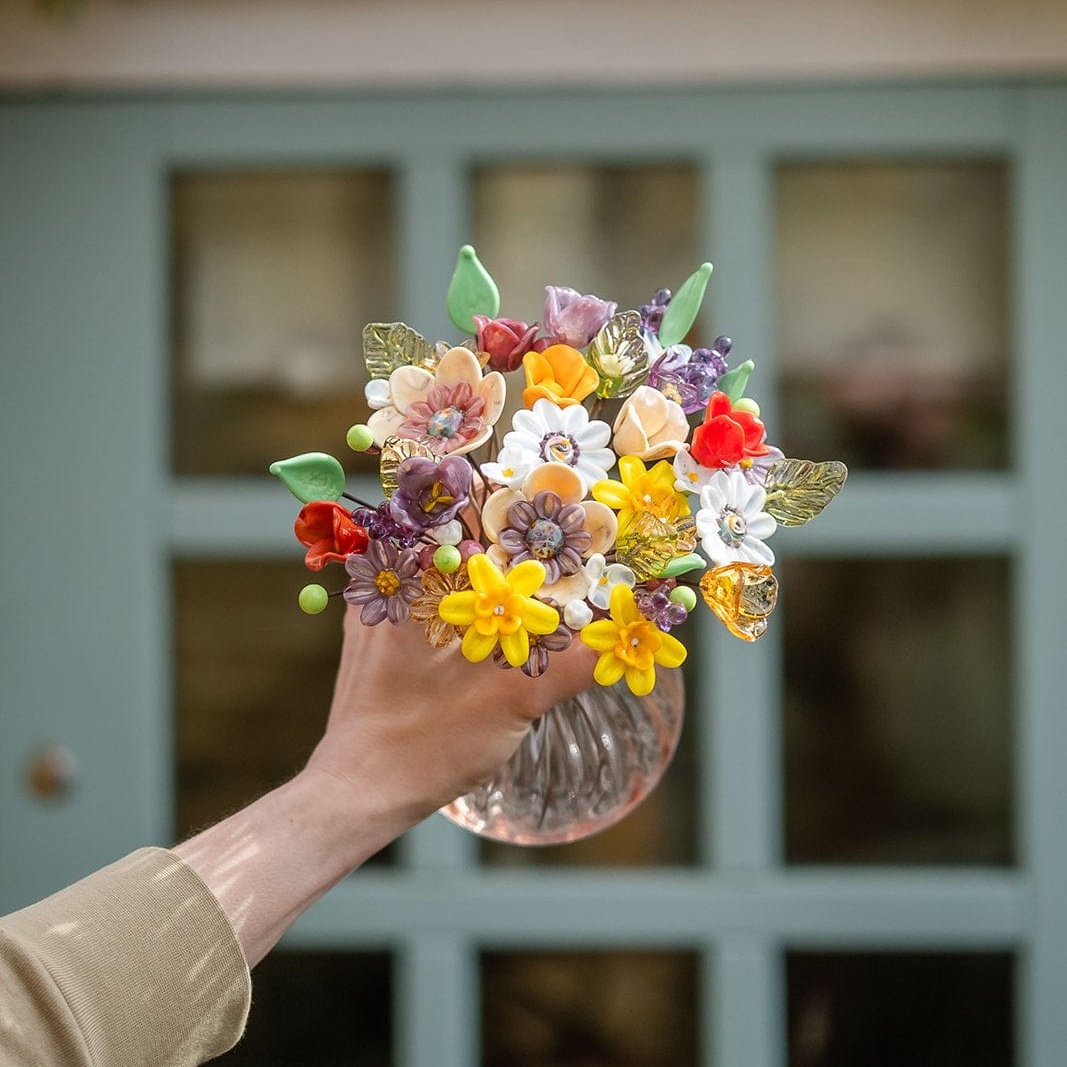 ✨NEW✨Beauty That Never Fades-Handcrafted Glass Flower Bouquets
