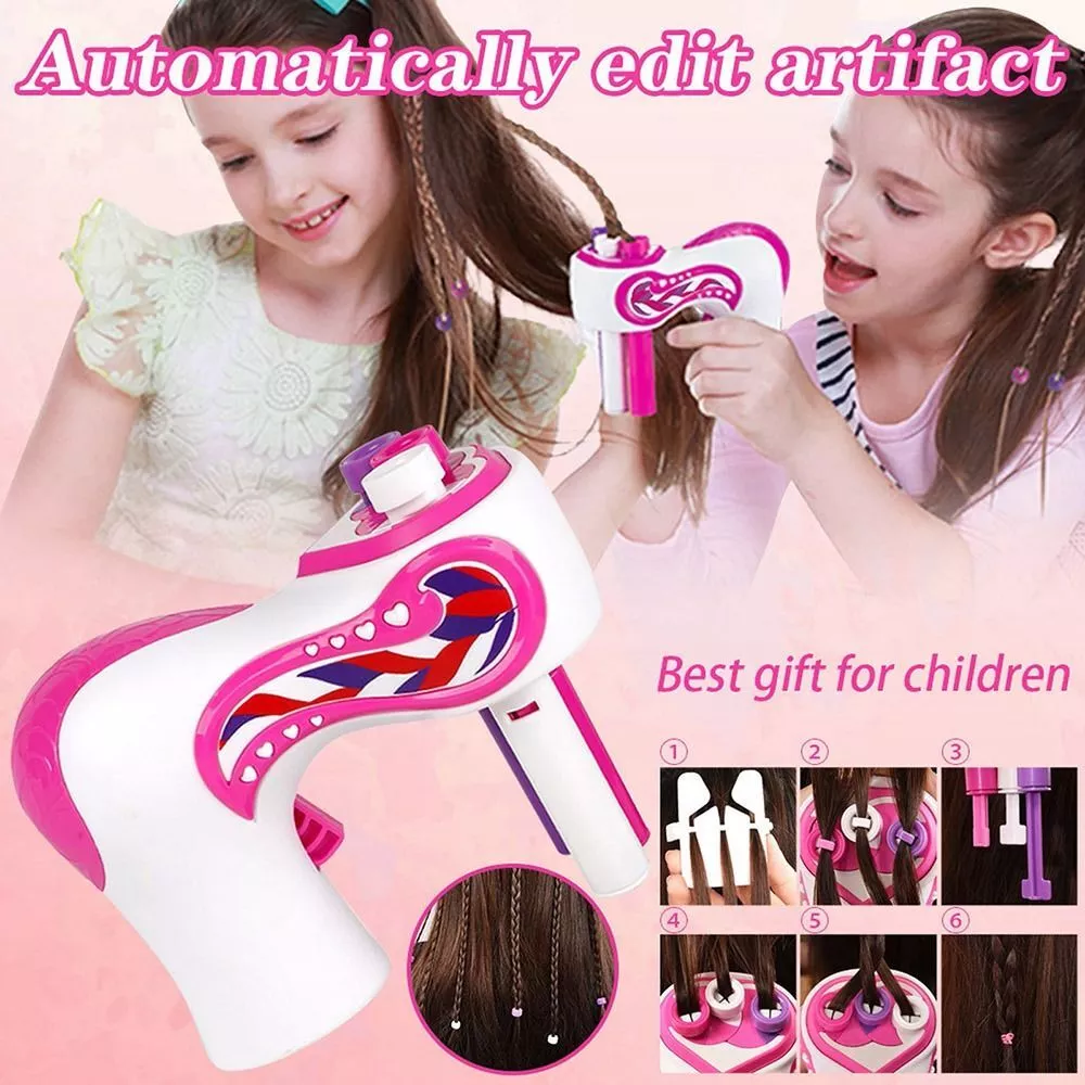 🔥Last Day Sale🔥 Electric Hair Braiding Machine, For Girls and Kids DIY Hair Styling