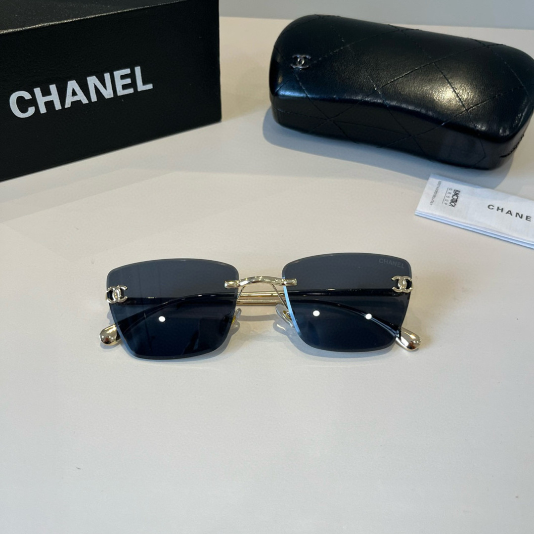 Chanel rimless sunglasses