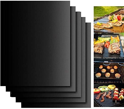 (🔥Last Day Promotion-SAVE 50% OFF)Reusable Non-Stick BBQ Grill Mats(Set of 2)-BUY 2 GET 1 FREE