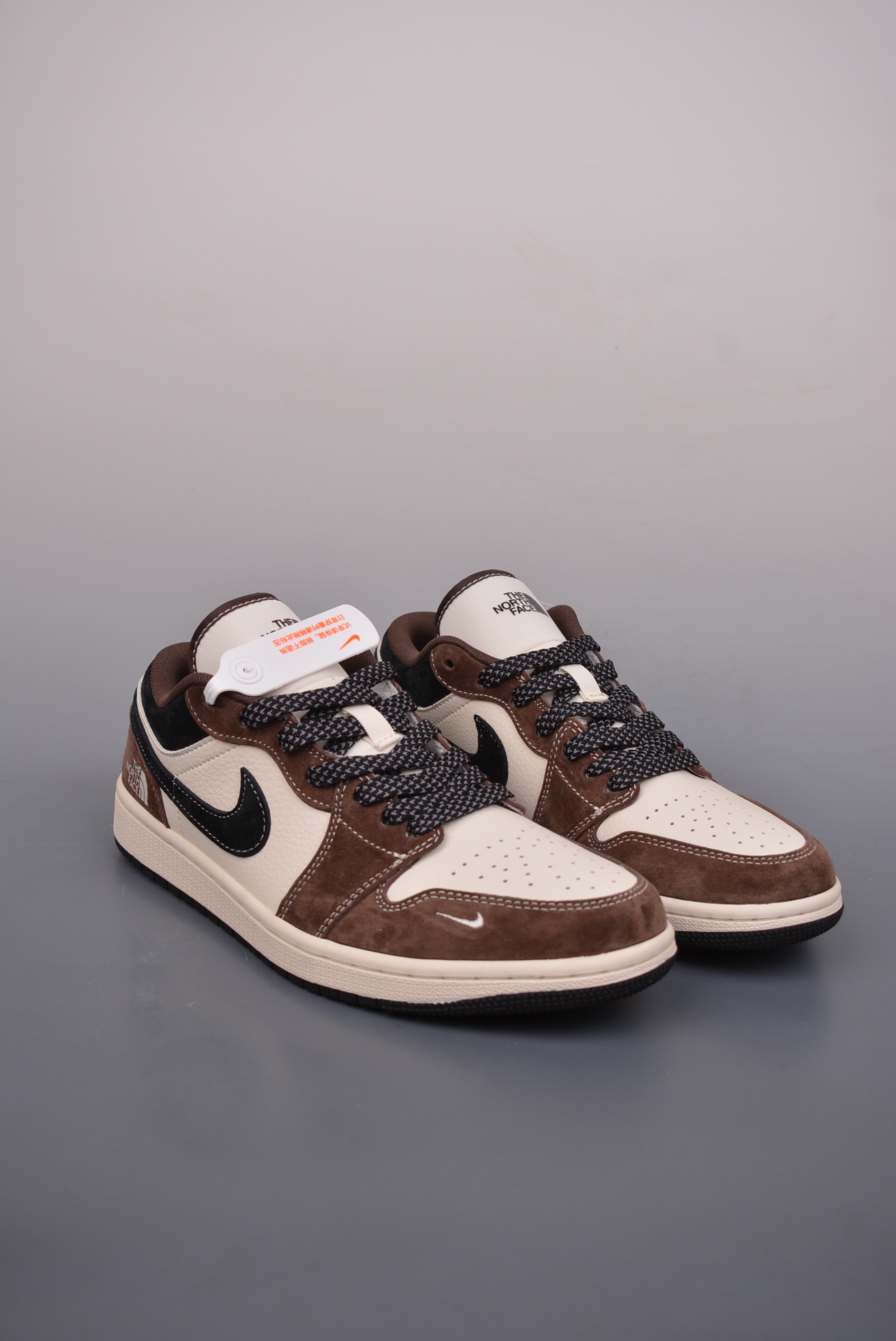 The North Face x Travis Scott x Nike Air Jordan 1 Low OG SP Brown Black Off-White XS6086-004