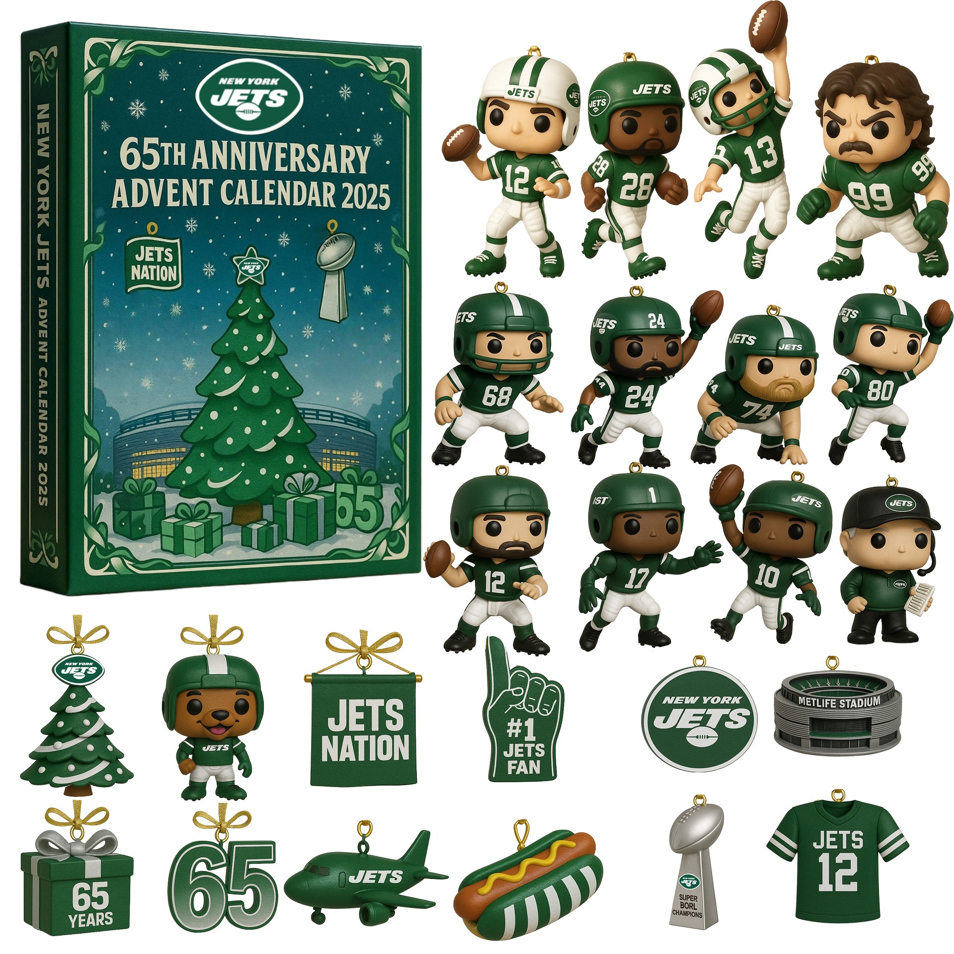 New York Jets 65th Anniversary Advent Calendar 2025