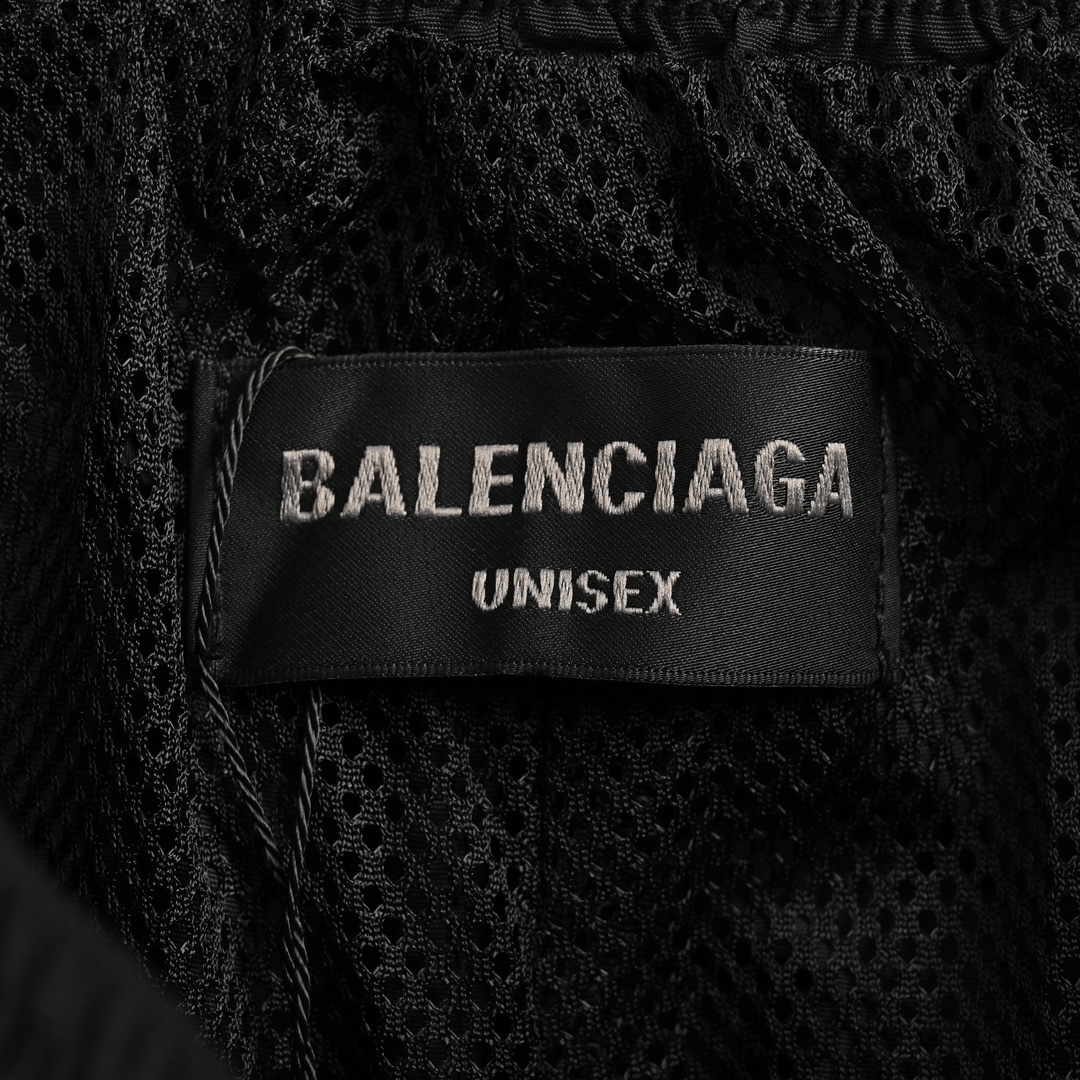 Balenciaga 24Fw mirrored lettering embroidered trousers