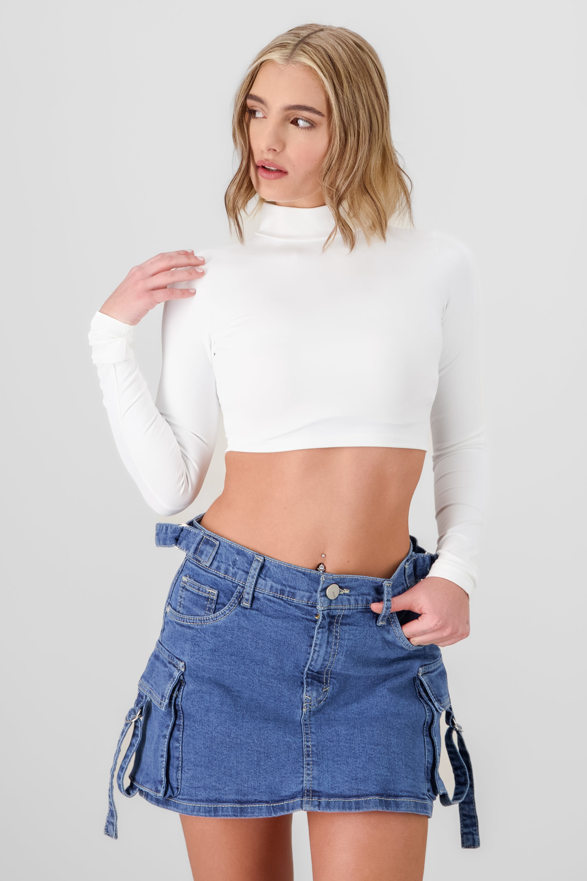 Long sleeve Crop Top