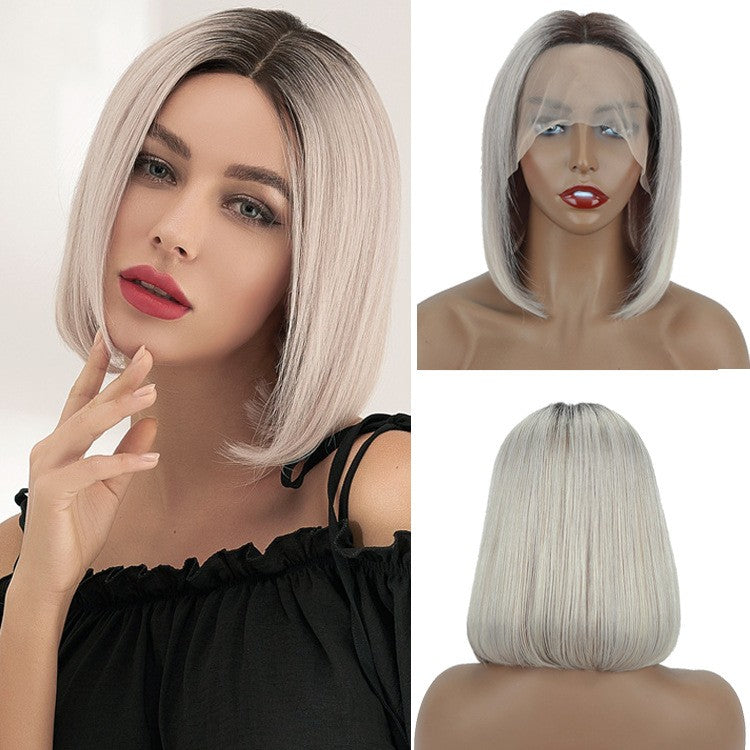2024 Human Hair Wigs Blonde Bob Wigs|Remy gradient human hair