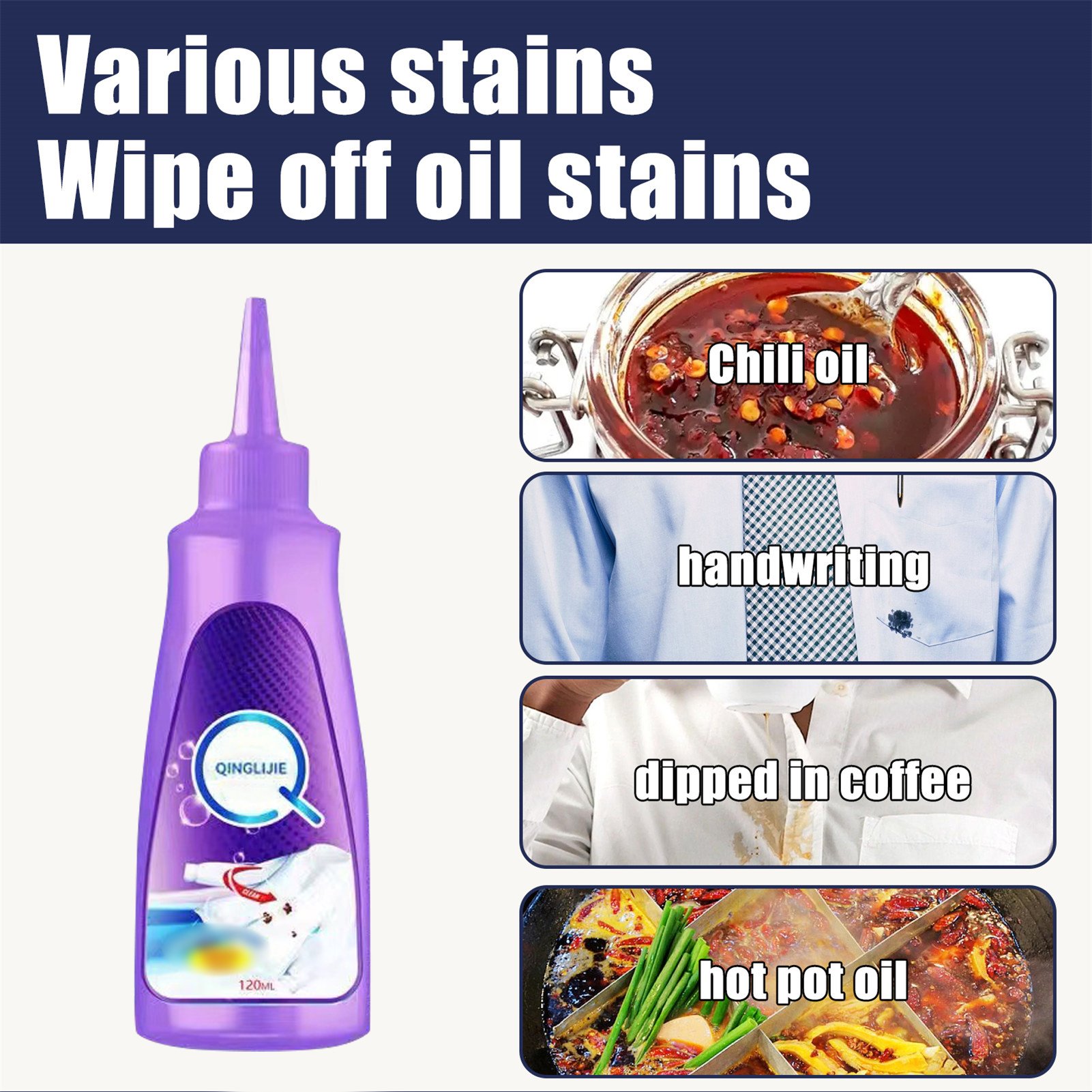 (🌲Early Christmas Sale- SAVE 49% OFF)Magic Stain Remover Rolling-⏰BUY 2 GET 1 FREE