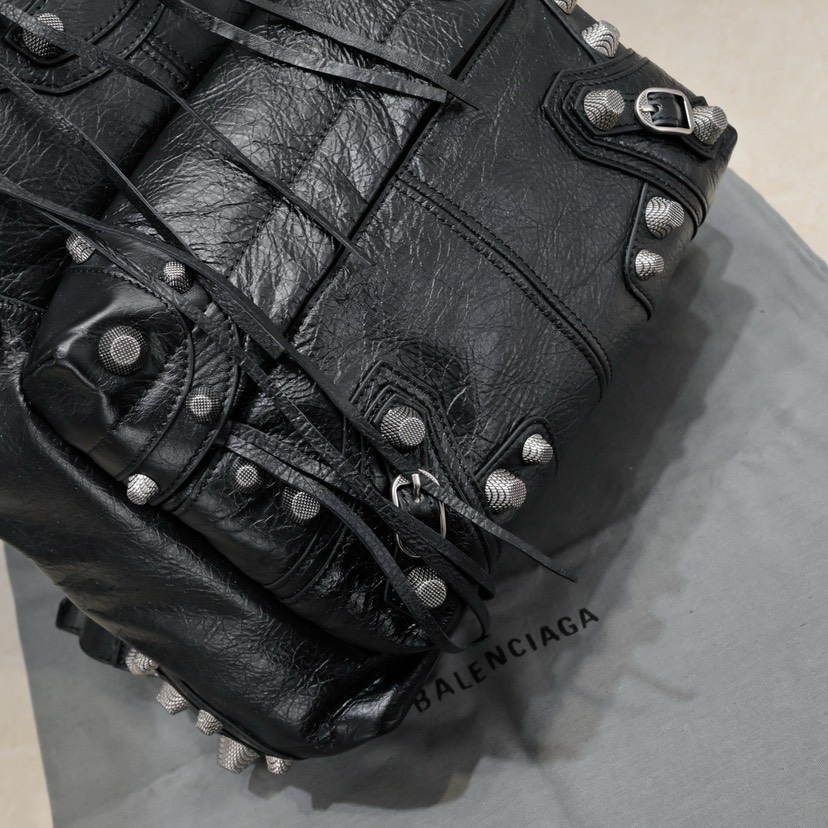 Balenciaga Rivet Font Backpack