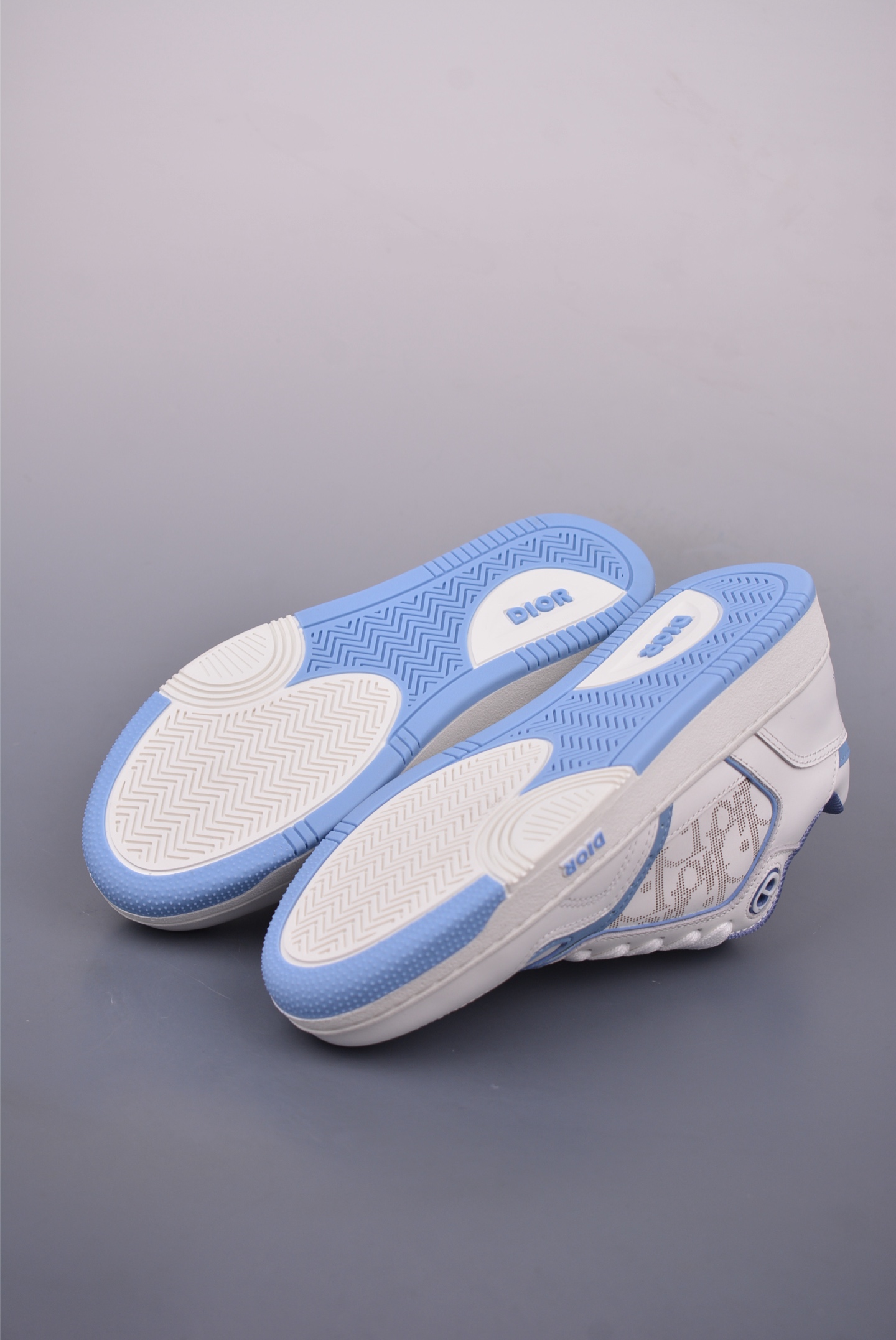 Dior B27 series leather stitching D print LOGO casual shoes KCK222NGGL1111