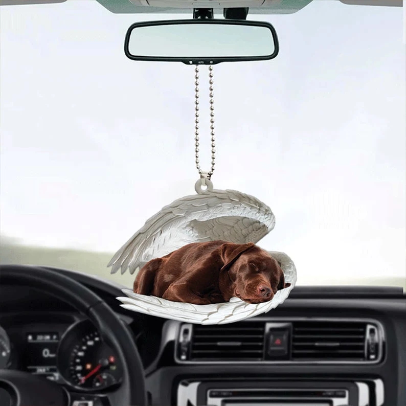 Dog Sleeping Angel Ornament | Dog Lovers Gift