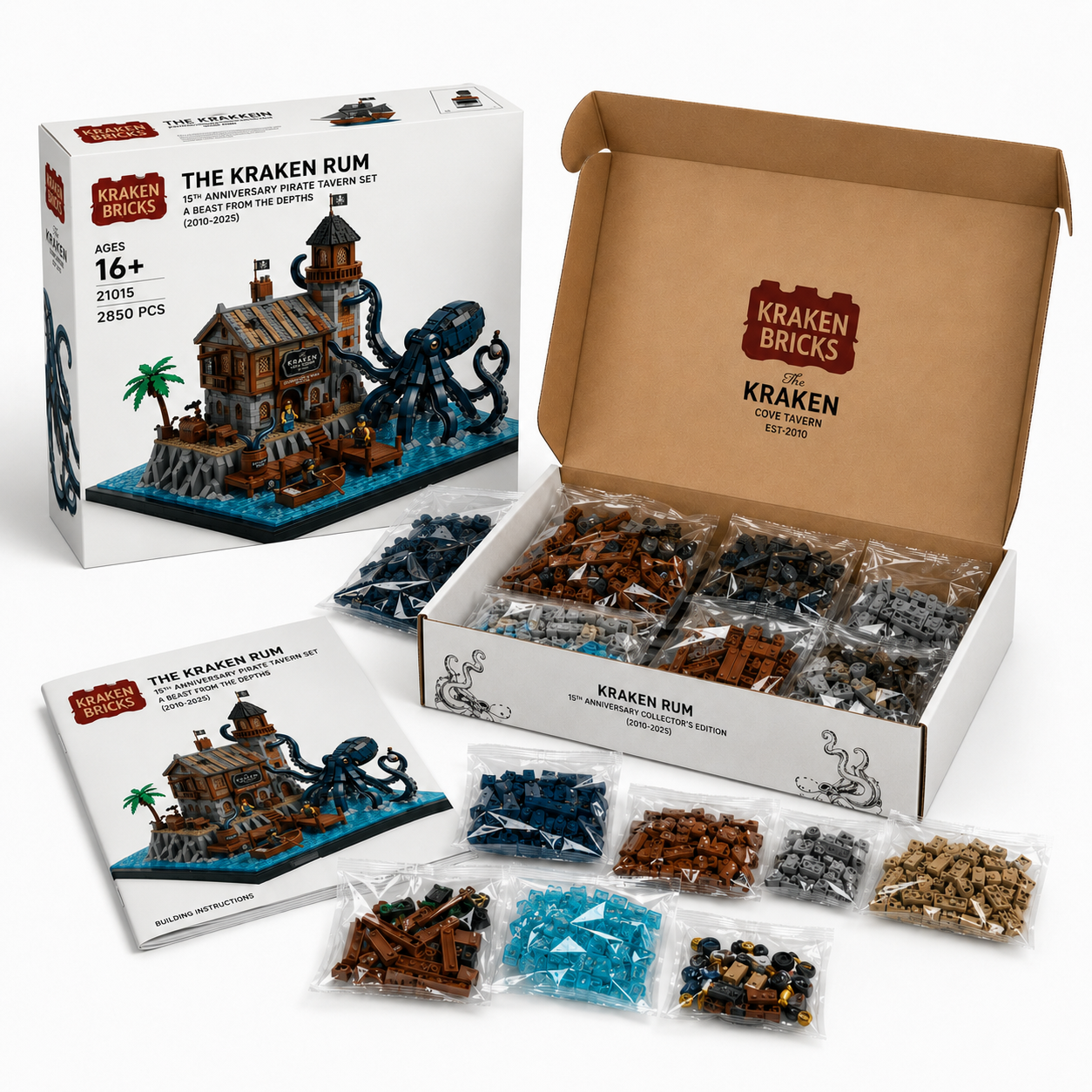 Sea Monster Black Rum 15th Anniversary Edition “Pirate Tavern” Building Block Set