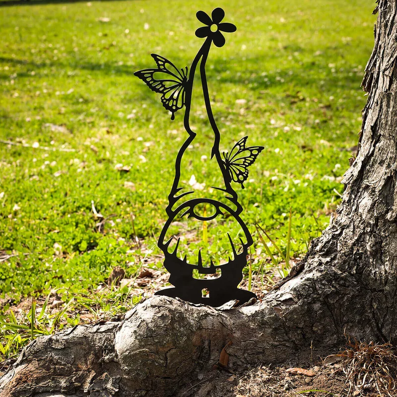 2024 Most Popular Gnome Set of 4 Yard Stakes