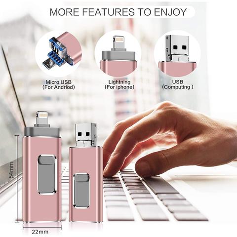（✨Autumn Sale 48% OFF✨) Portable USB Flash Drive for iPhone, iPad & Android