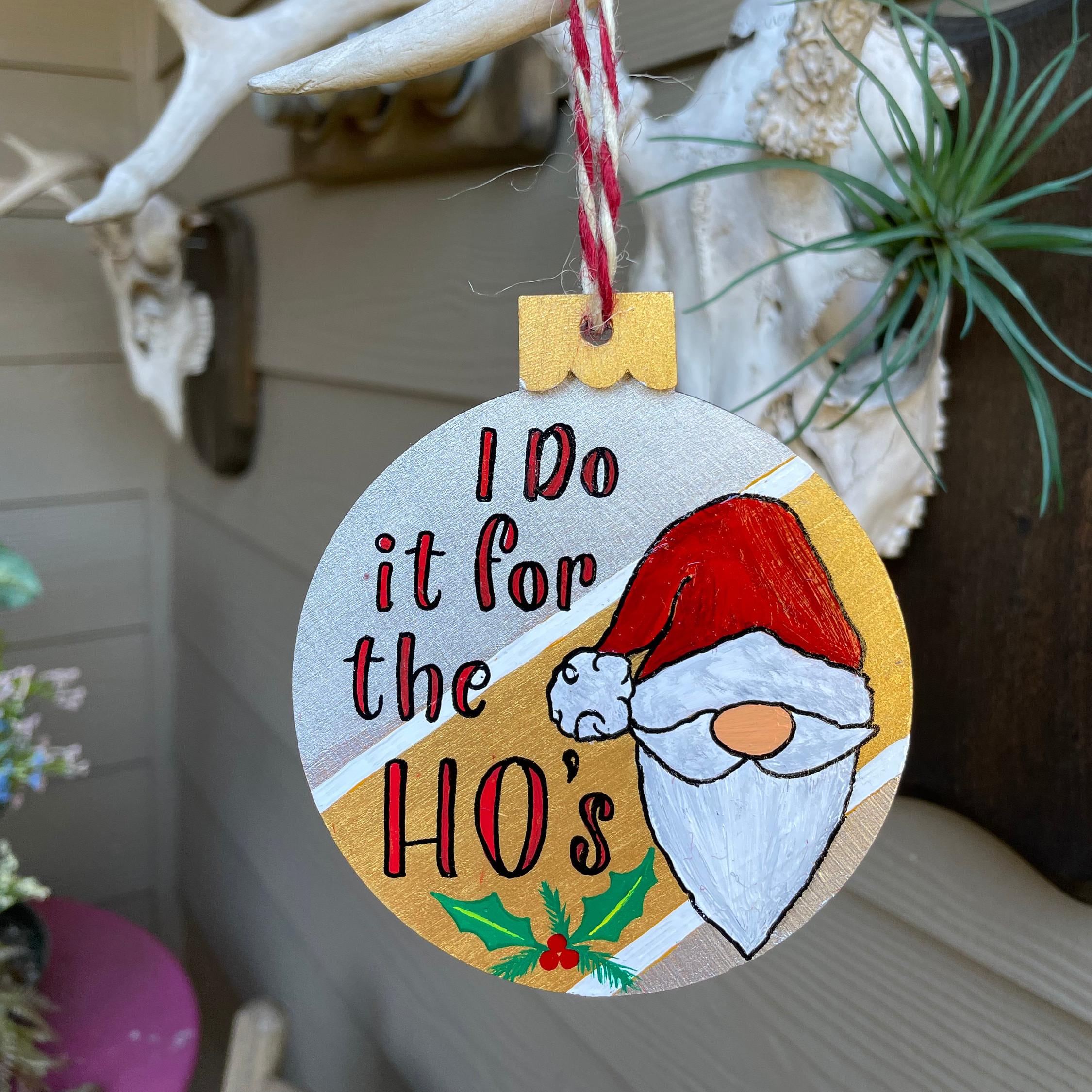 Funny rude Christmas ornaments