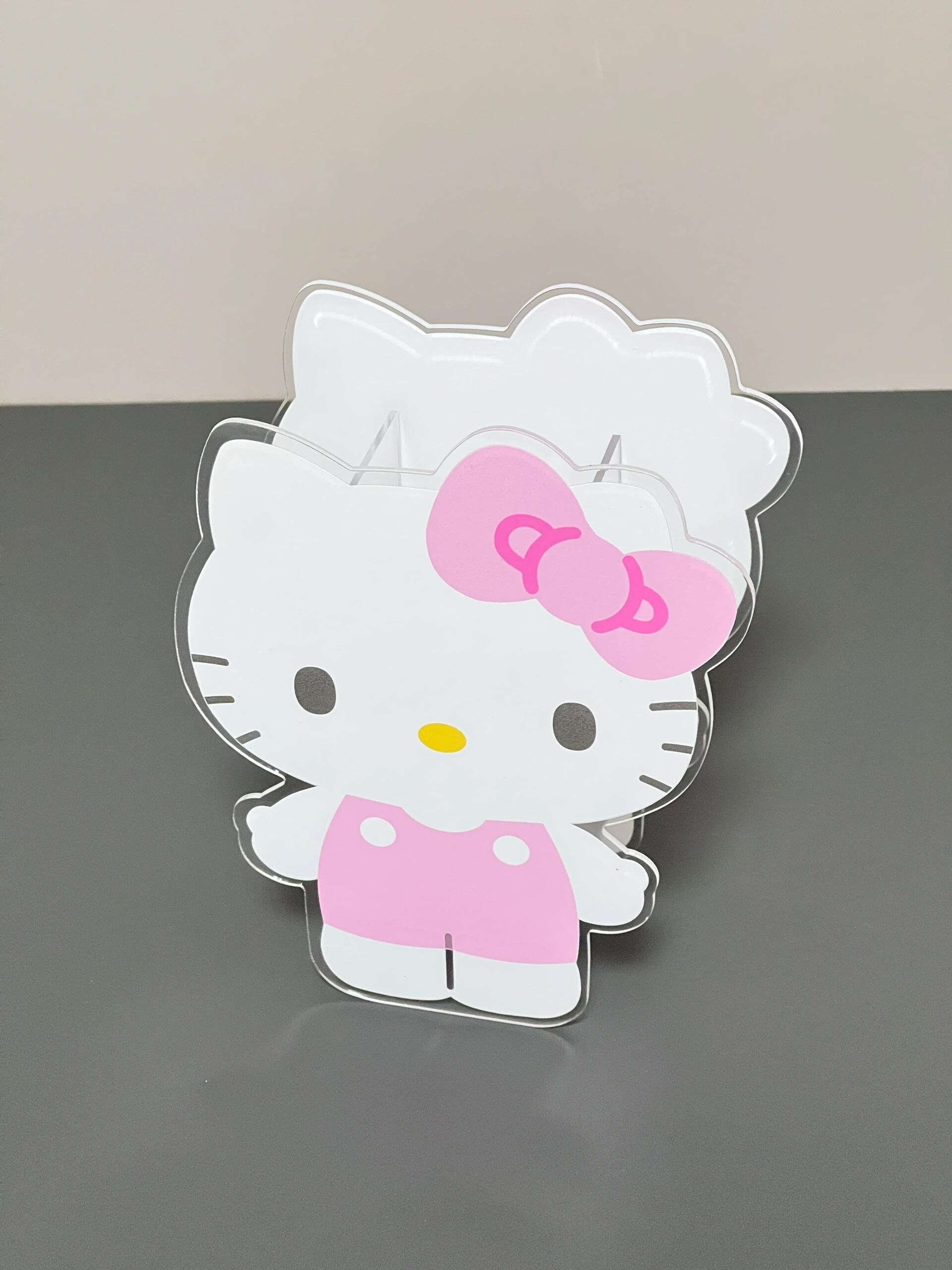 Sanrio Acrylic Pencil Pen Holder Cup Desk Accessories Holder Makeup Brush Storage Organizer