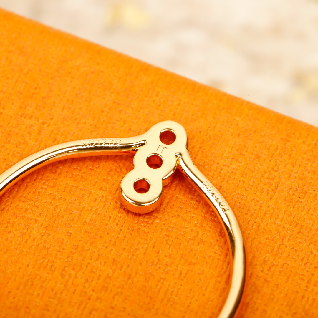 Louis Vuitton Hoop Pearl Earrings