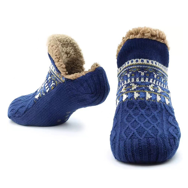 🎅2024 Christmas Promos🔥Cozy Non Slip Knitted Slipper Socks