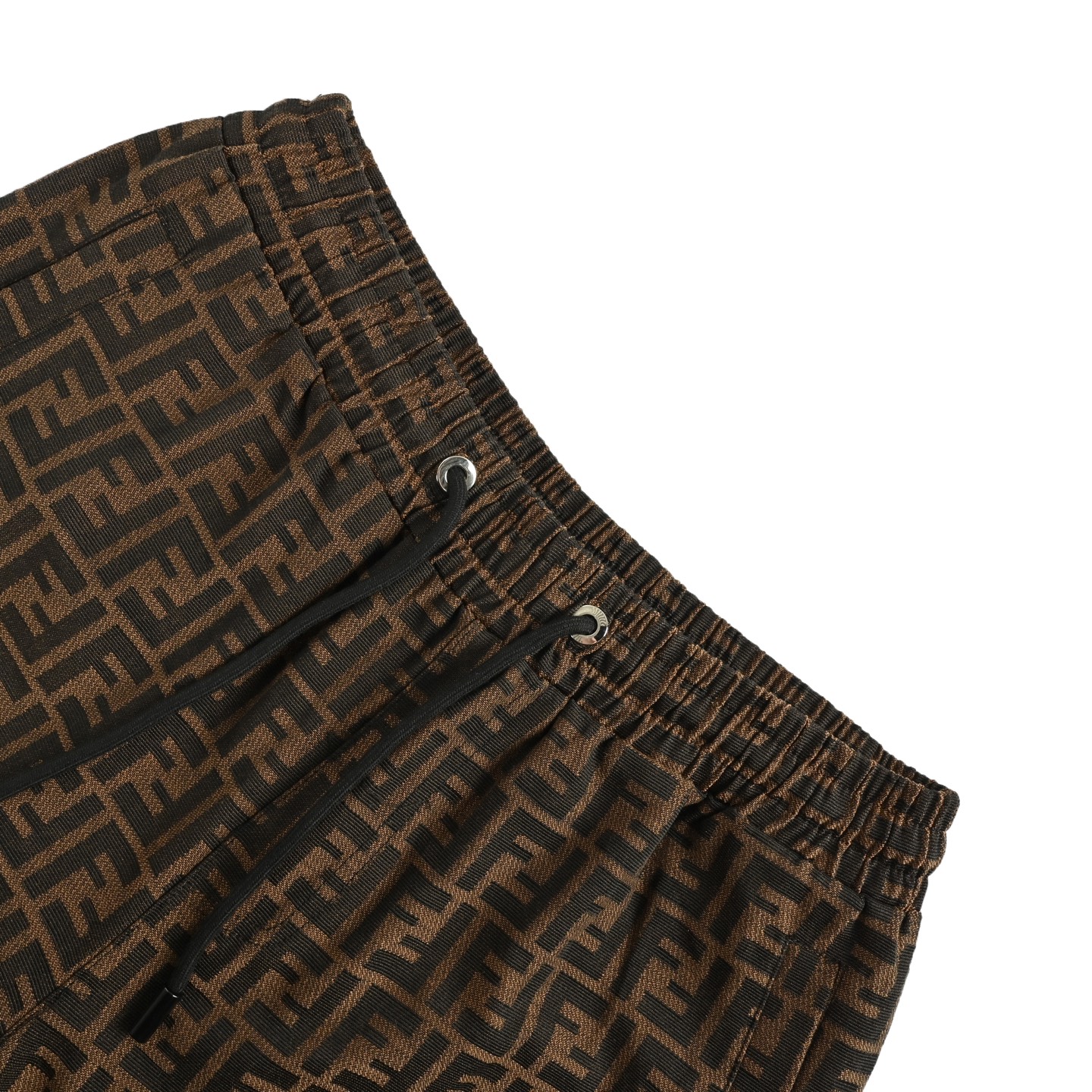 Fendi 25ss FF all-over jacquard eye embroidered shorts