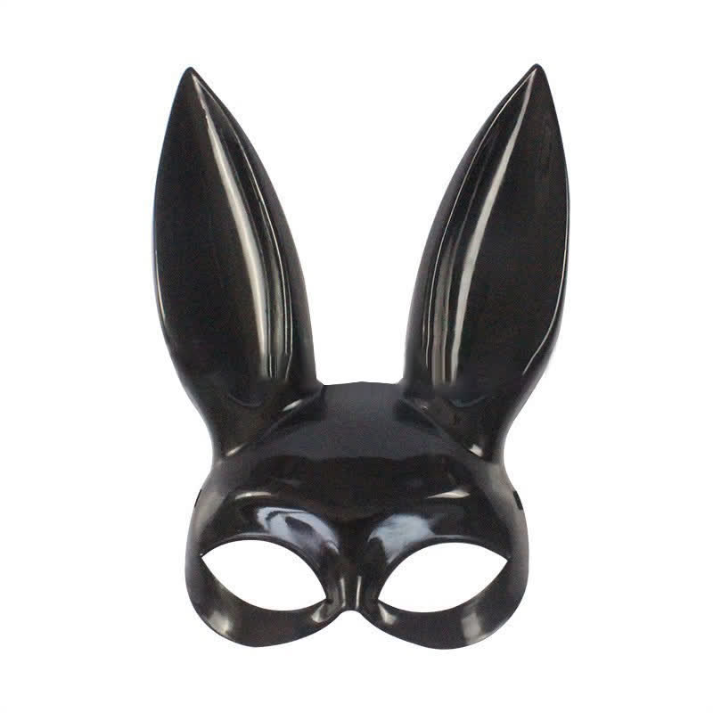 Cosplay Bunny Lace Up PU Jumpsuit Lingerie