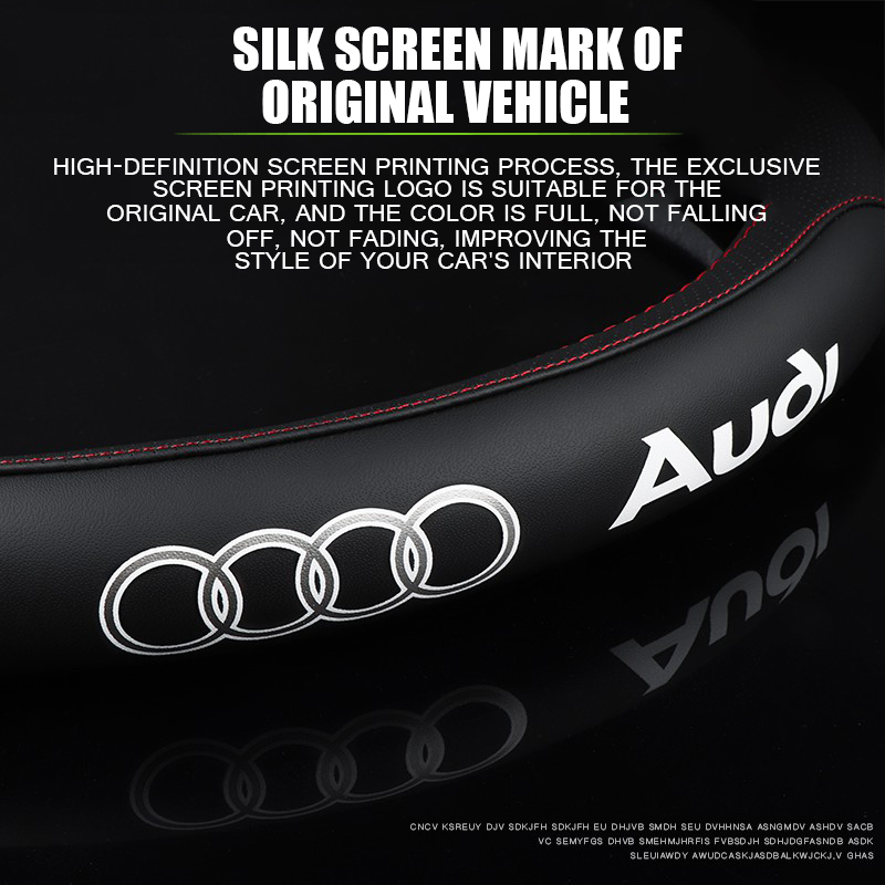 🚗Car Odorless Leather Car Steering Wheel Cover