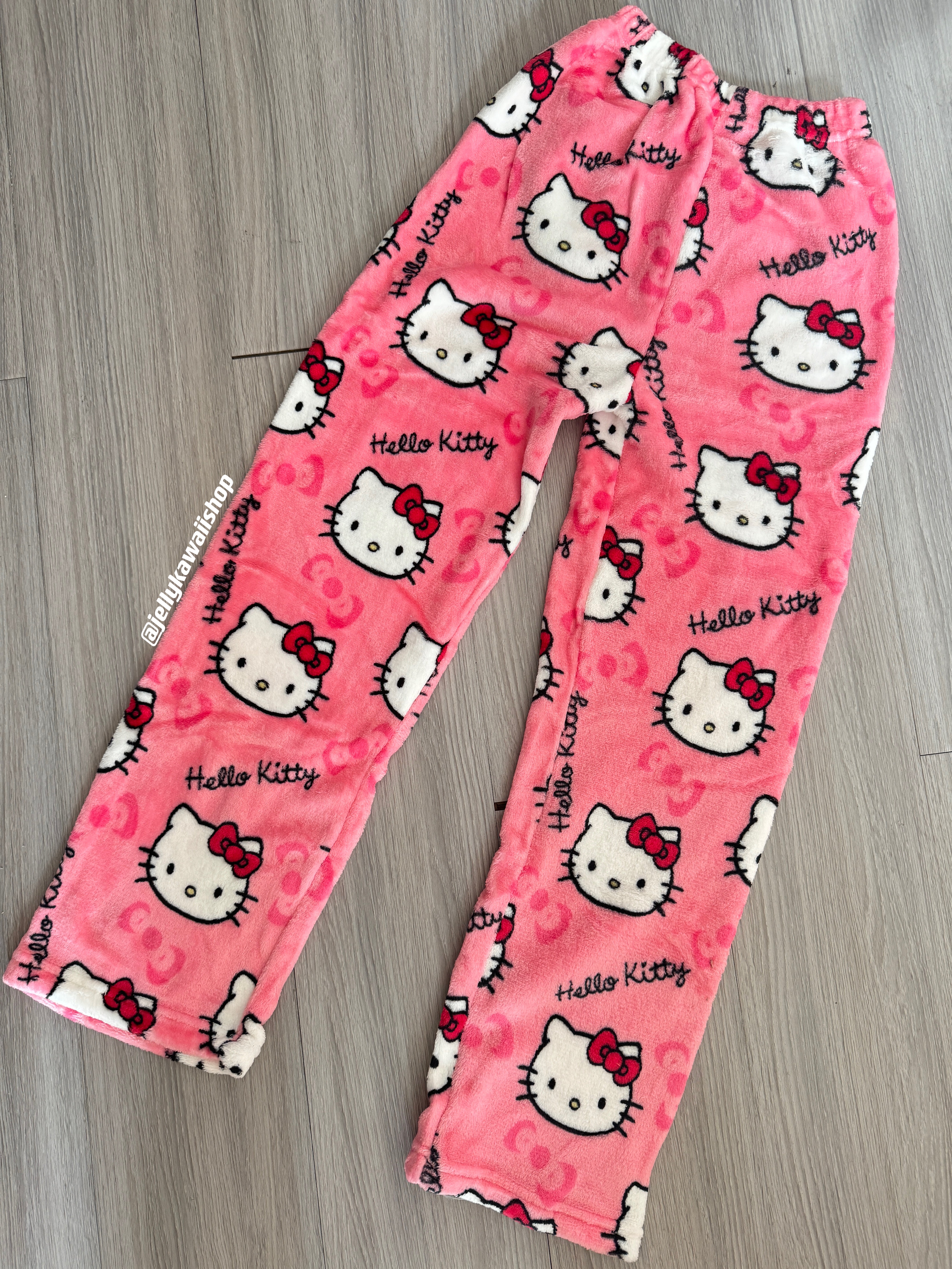KT Pants Pajama Cute Soft Long Bottoms Women Pjs Pj Jammies Gift