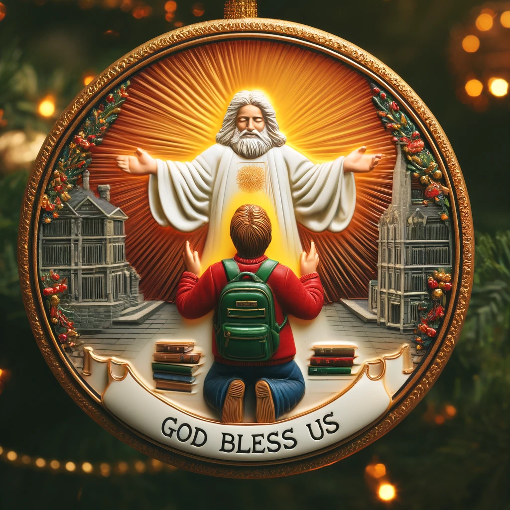 God Bless Us Ornament