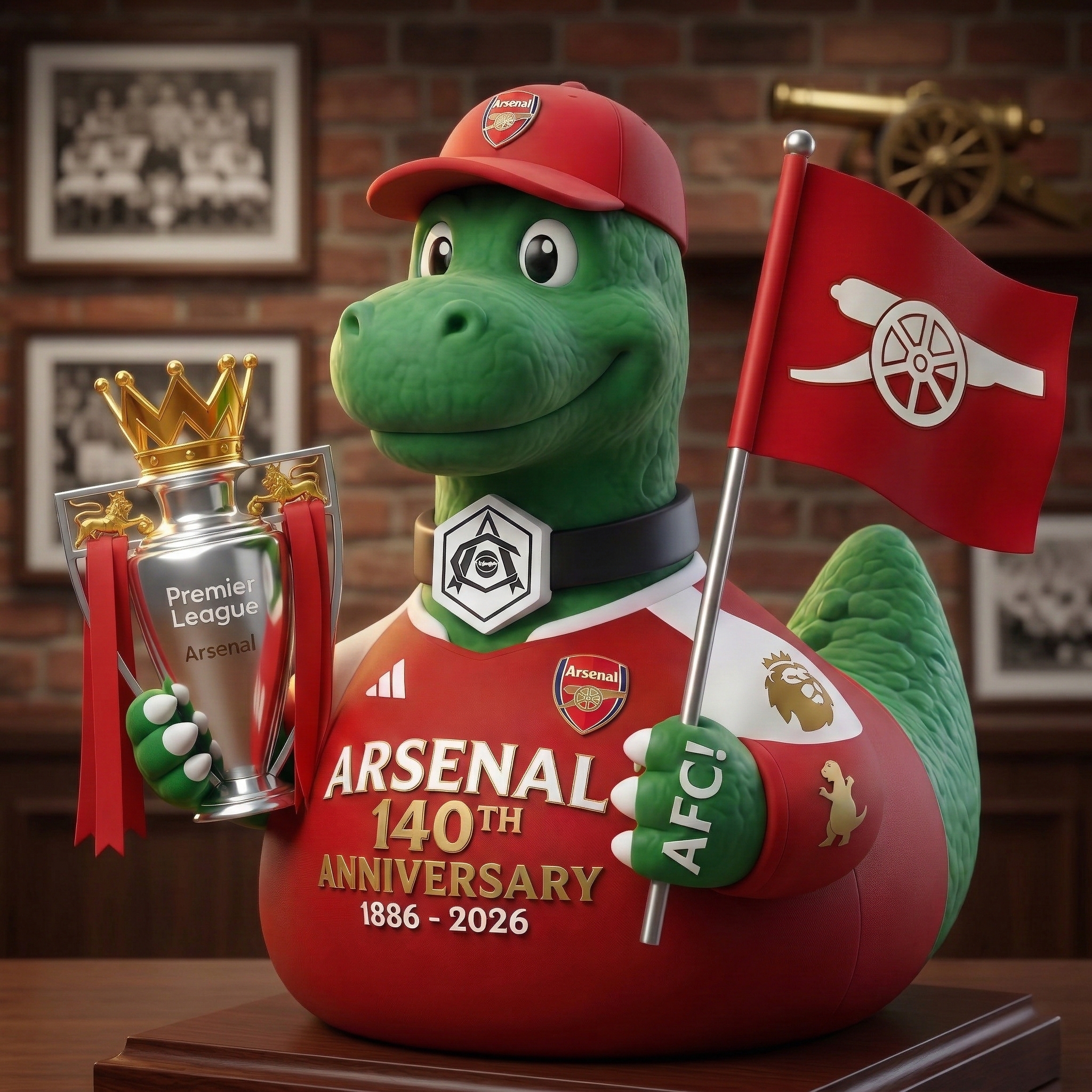 Arsenal 140th Anniversary Collectible Duck