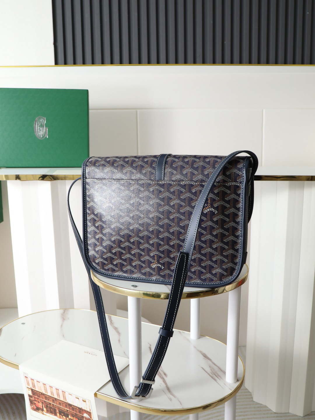 Goyard belvedère shoulder bag 244