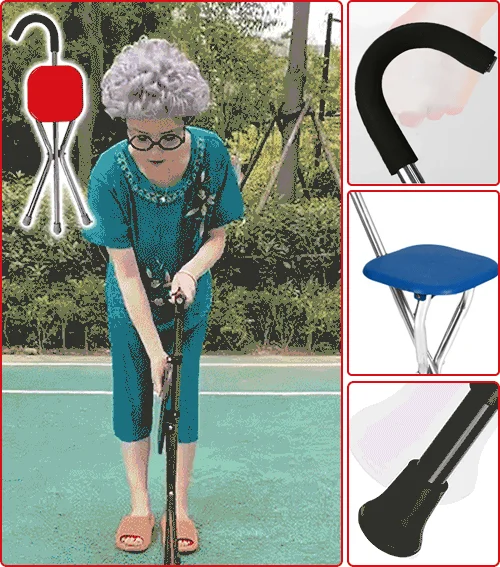 2024 New Design elderly crutch stool