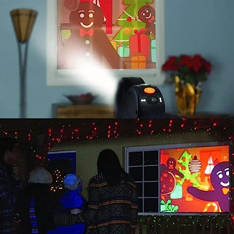 (🔥Last Day Promotion-SAVE 60% OFF)👻Halloween And Christmas Holographic Projection-BUY 2 GET 10% OFF & FREE SHIPPING
